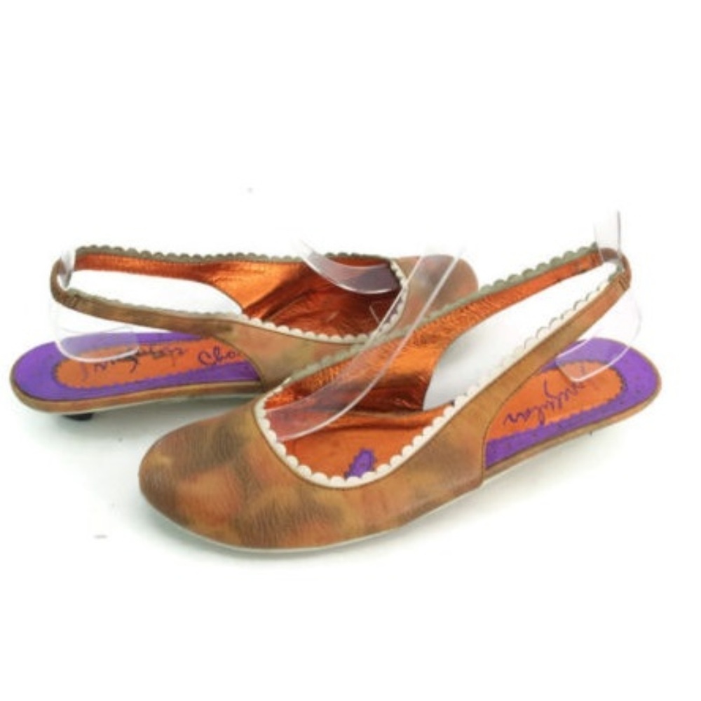 Irregular Choice Women's Orange Low Pumps Sz EU 37